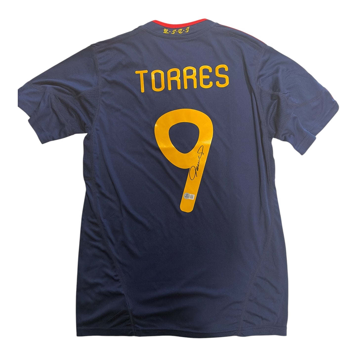 Fernando Torres - Spain Jersey Auto - Beckett