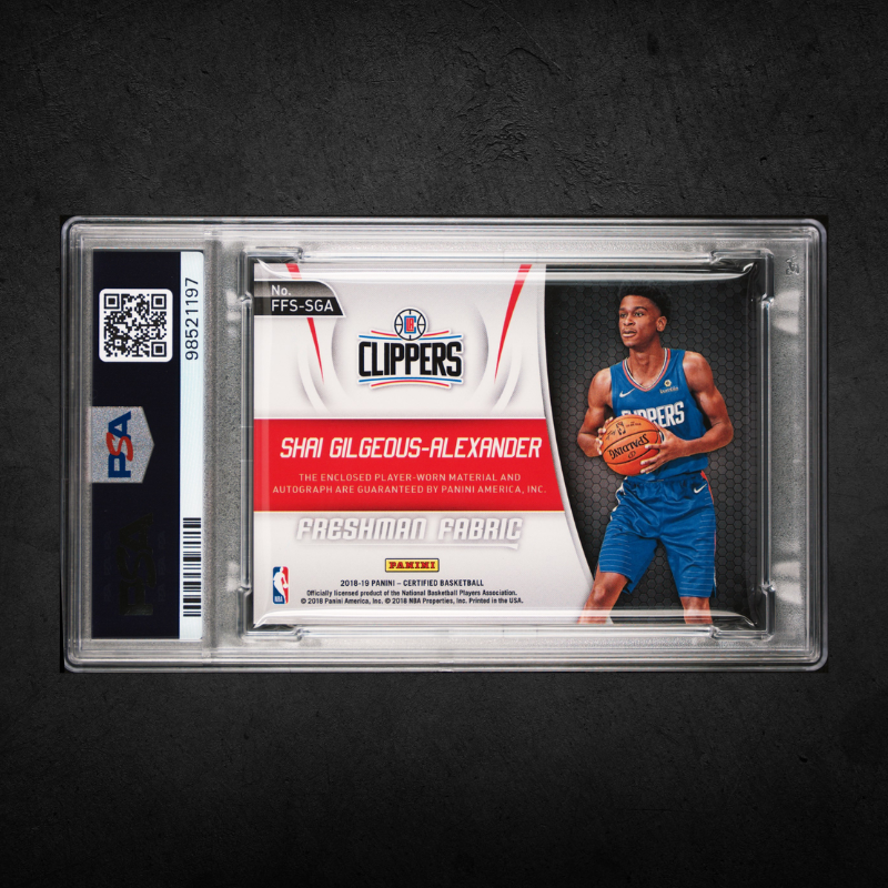 Shai Gilgeous-Alexander - Patch Auto /99 - PSA 9/ Auto 10