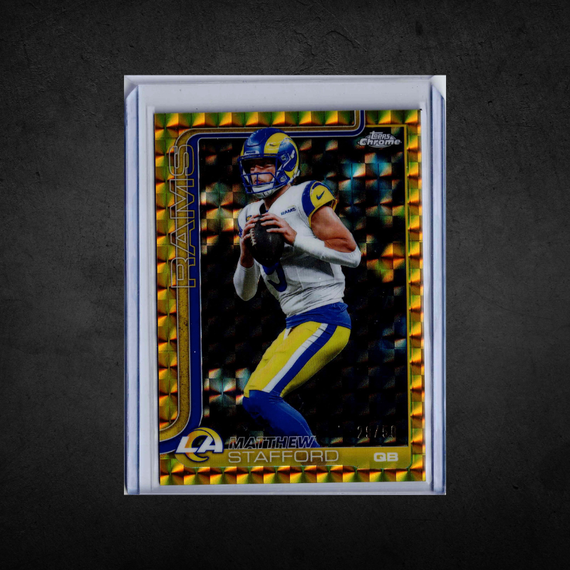 Matthew Stafford - Gold /50 Geometric