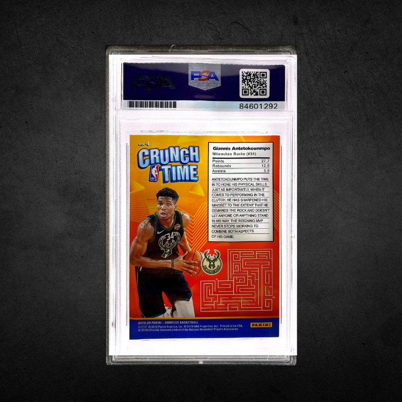 Giannis Antetokounmpo - On Card Auto - PSA 10