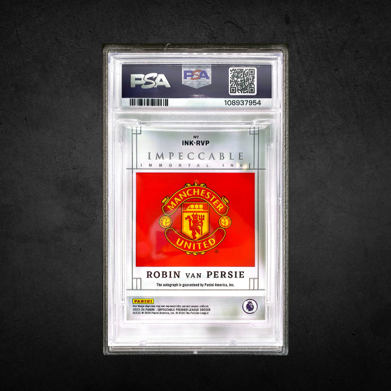 Robin Van Persie - Autograph /99 - PSA 9