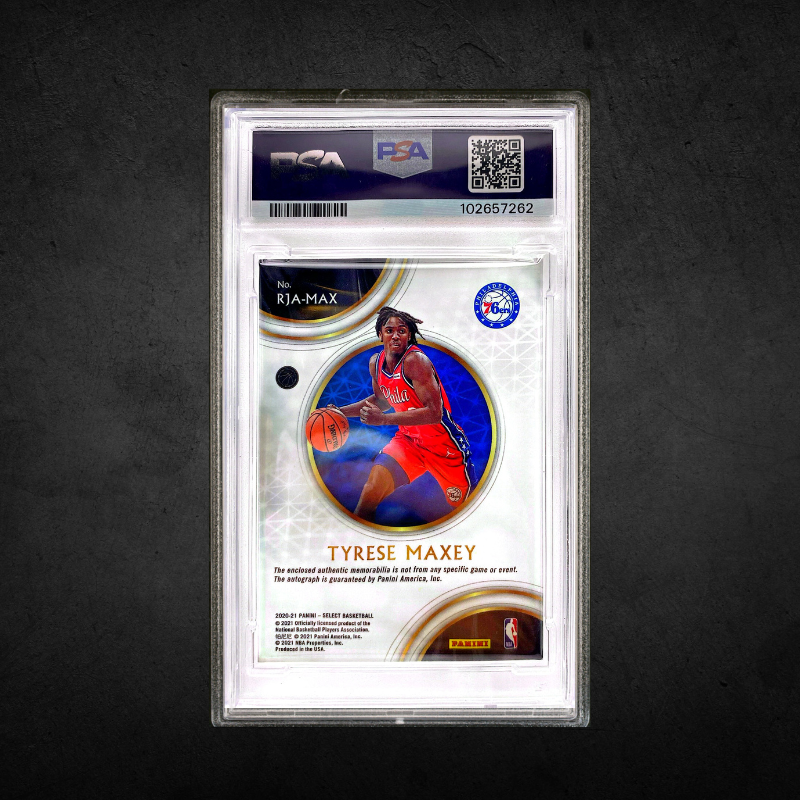 Tyrese Maxey - Rookie Patch Auto - PSA Authentic / Auto 10