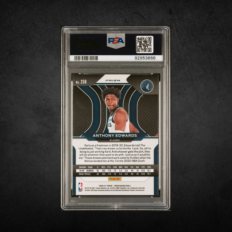 Anthony Edwards - Red Wave RC - PSA 9