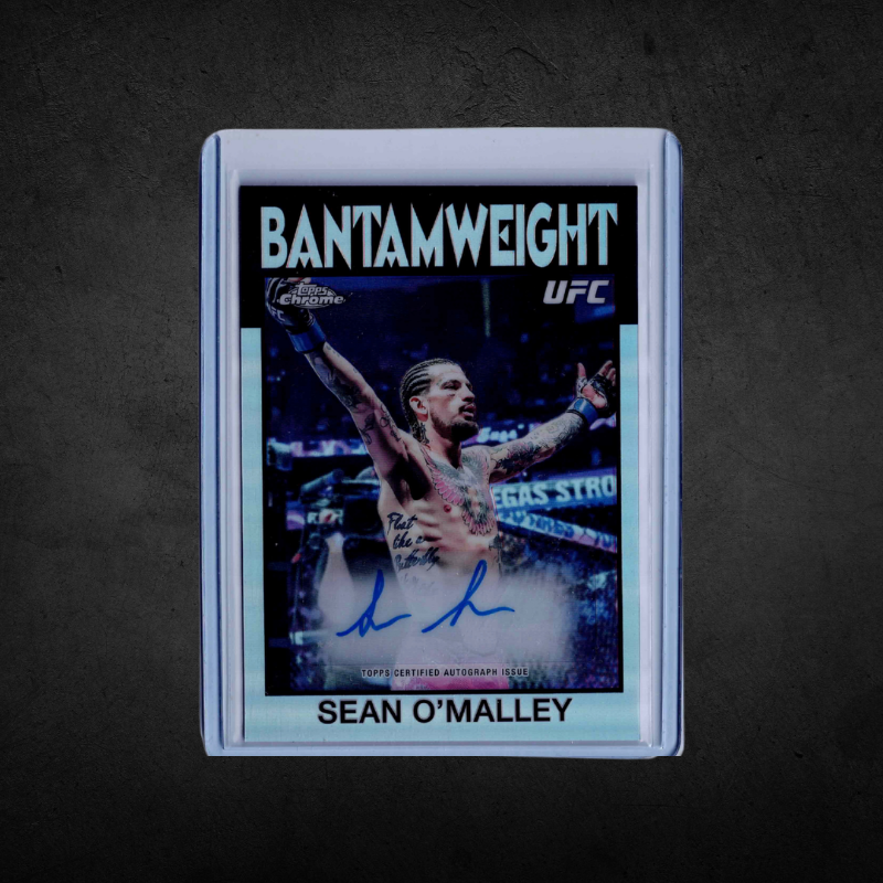Sean O'Malley - Topps Chrome Silver Auto