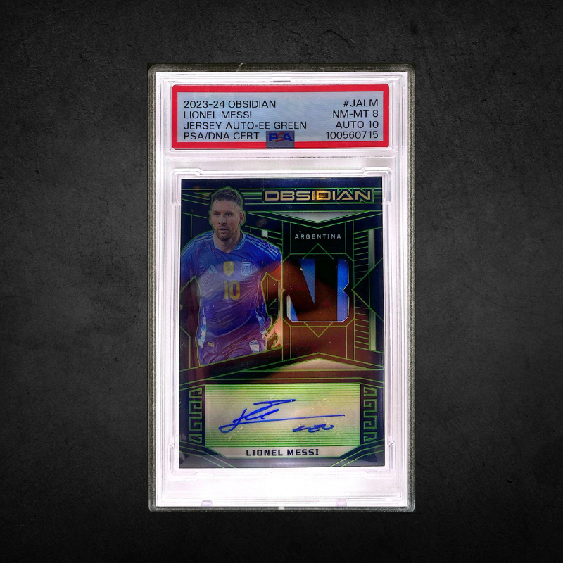 Lionel Messi - Obsidian Patch Auto /5 - PSA8