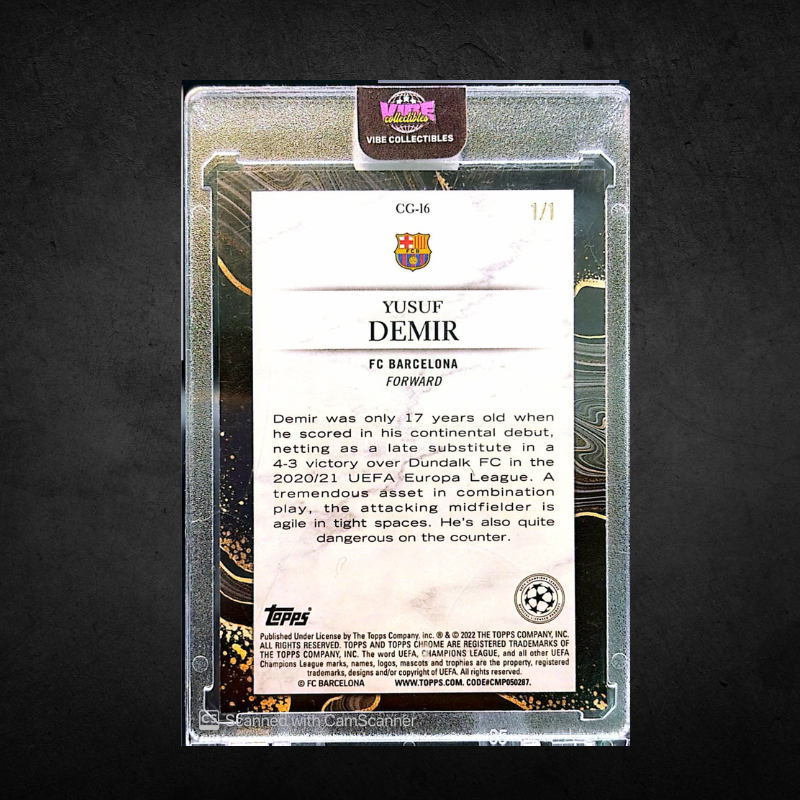 Yusuf Demir - Rookie Superfractor 1/1