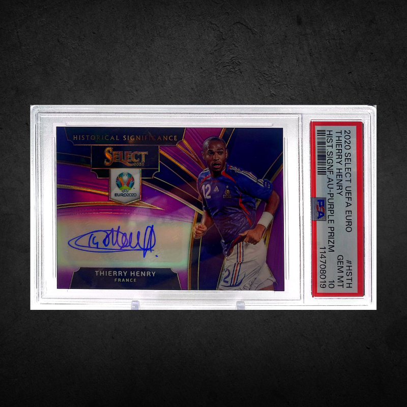 Thierry Henry - Auto /75 - PSA 10