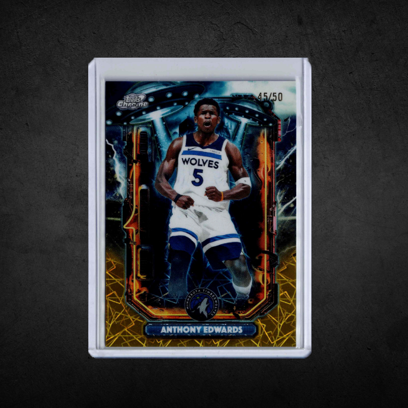 Anthony Edwards - Topps Chrome Cosmic - Gold /50