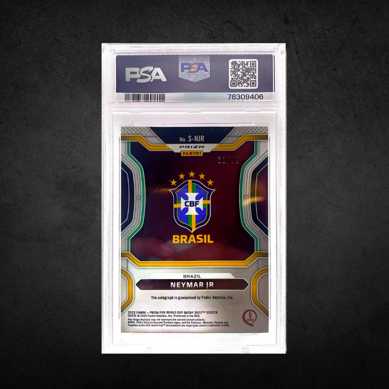 Neymar Jr - Silver Auto /49 - PSA 9/ Auto 10