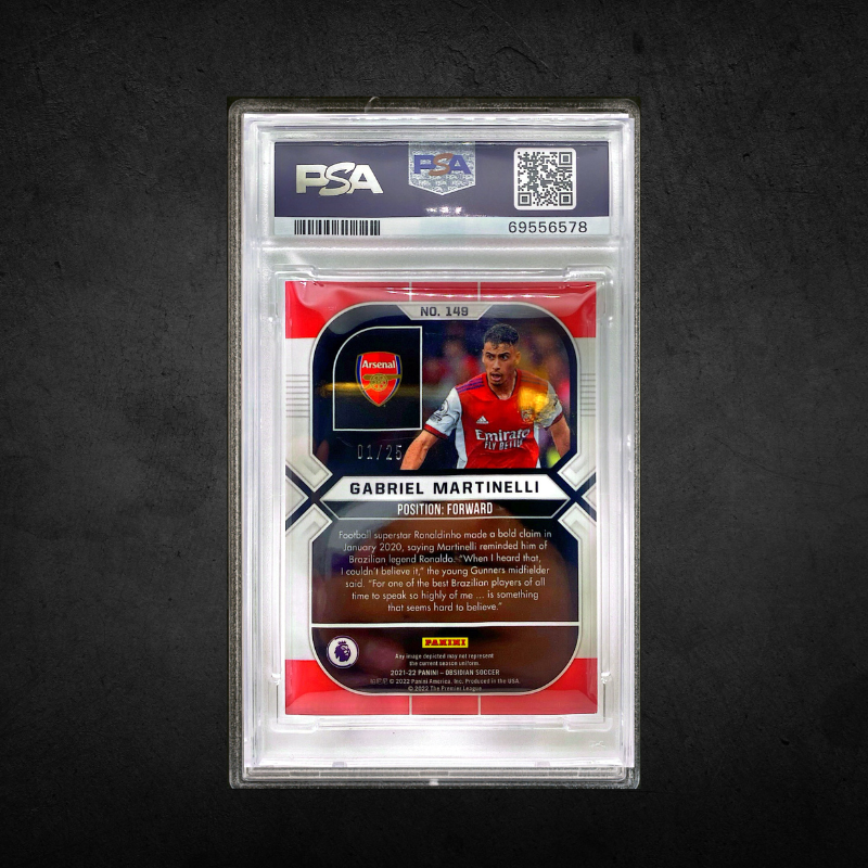 Gabriel Martinelli - Rookie /25 - PSA 9