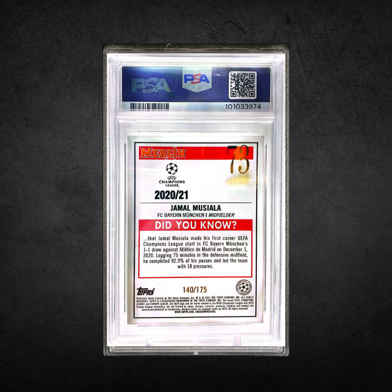 Jamal Musiala - Rookie /175 - PSA 9