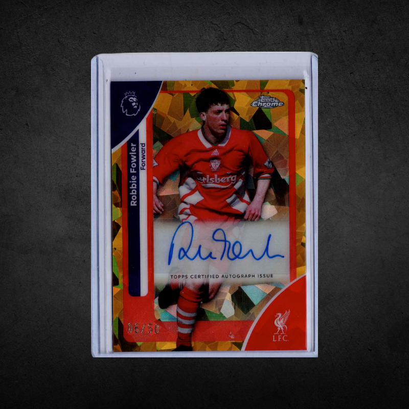 Robbie Fowler - Gold Sapphire Auto /50