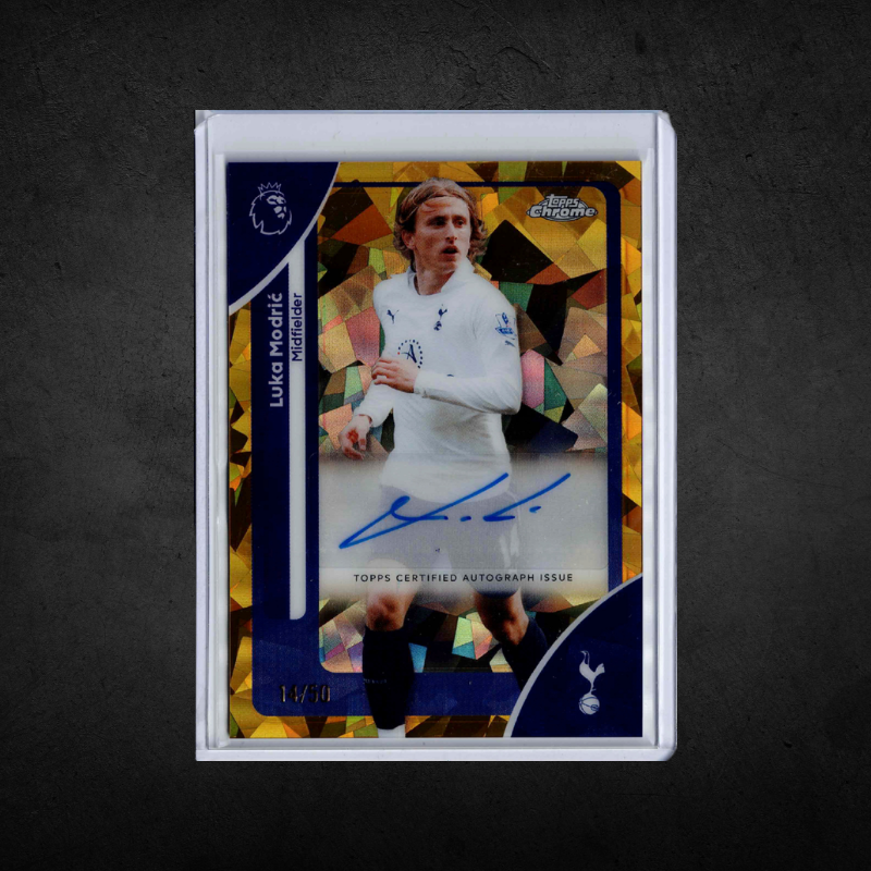 Luka Modric - Gold /50 Sapphire Auto