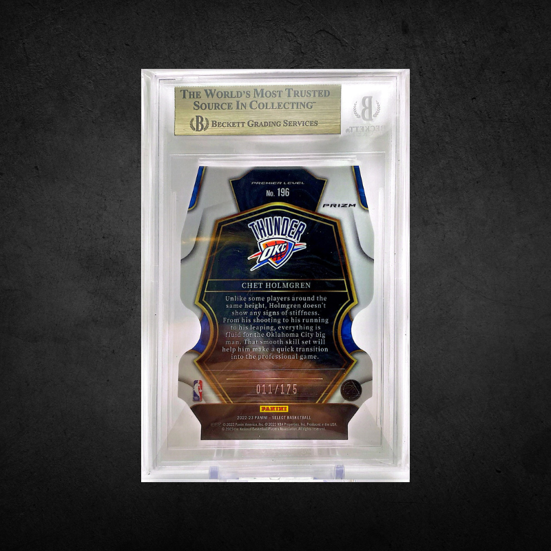 Chet Holmgren - Select Die-cut RC - /175 - Beckett 9.5