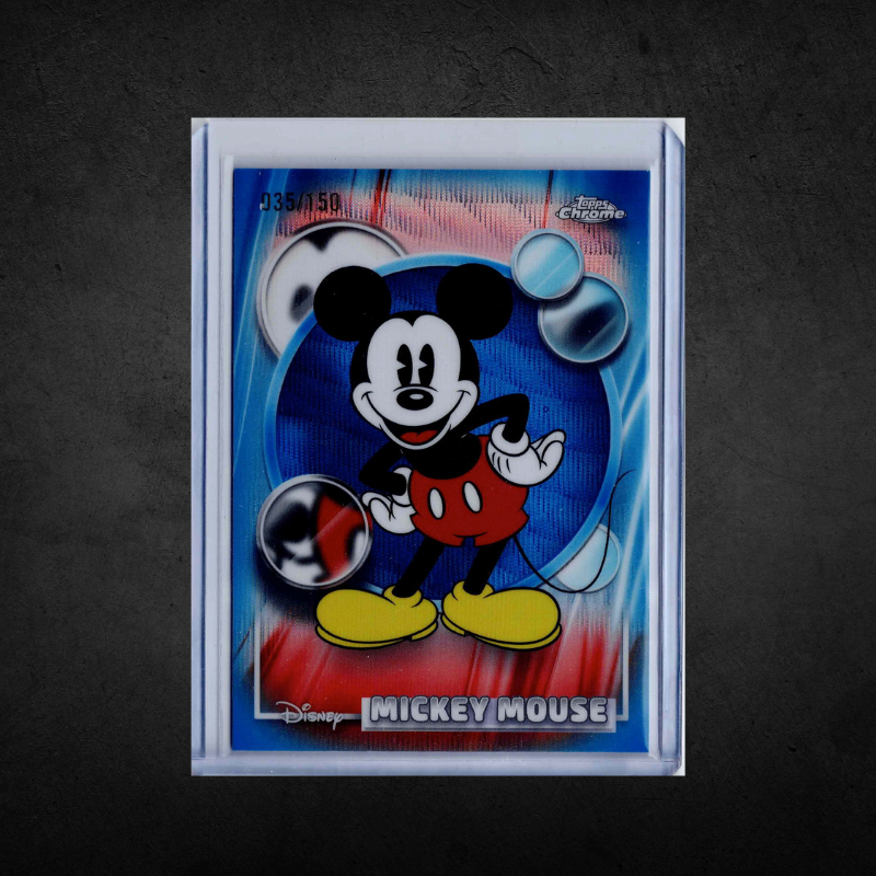 Mickey Mouse - Topps Chrome - Blue Wave /150