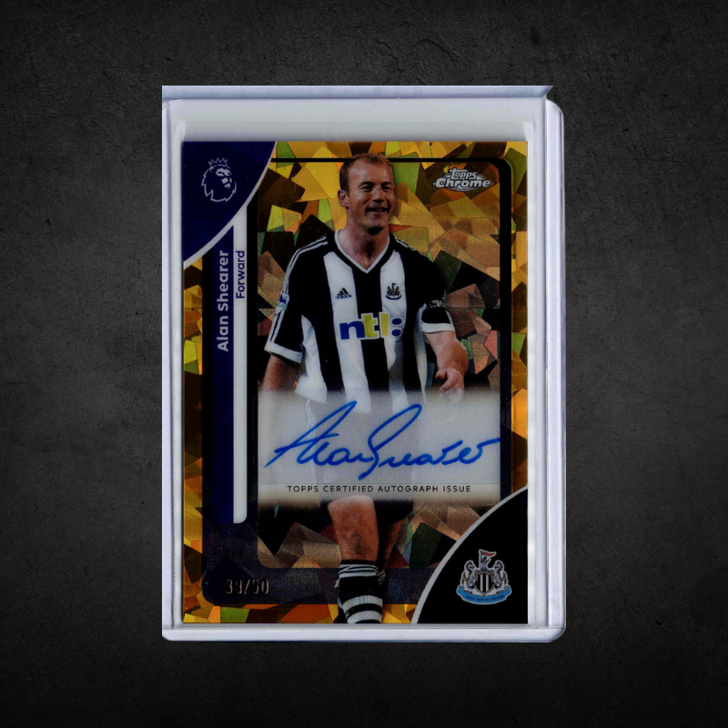 Alan Shearer - Gold /50 Sapphire Auto