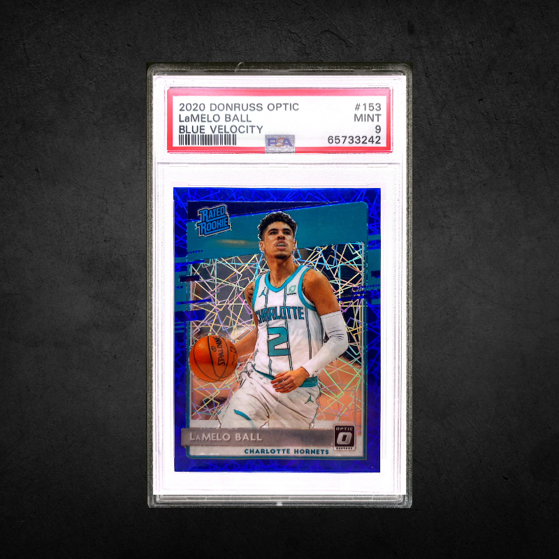Lamelo Ball - Blue Velocity - PSA 9 - Rookie