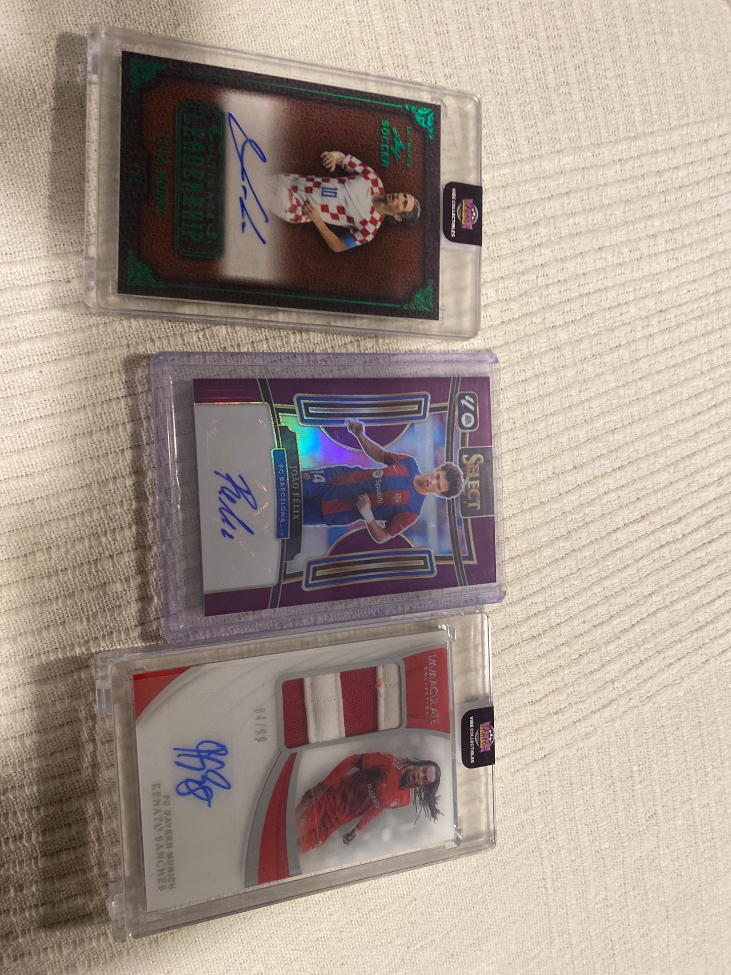 3 football cards