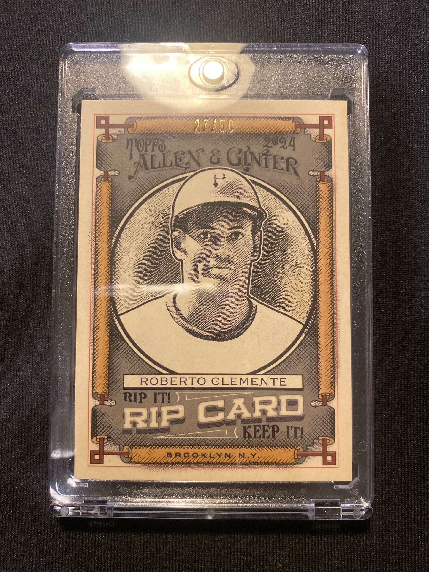 Roberto Clemente Rip Card /50