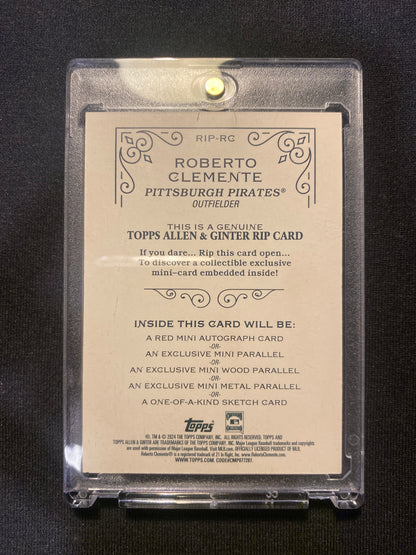 Roberto Clemente Rip Card /50