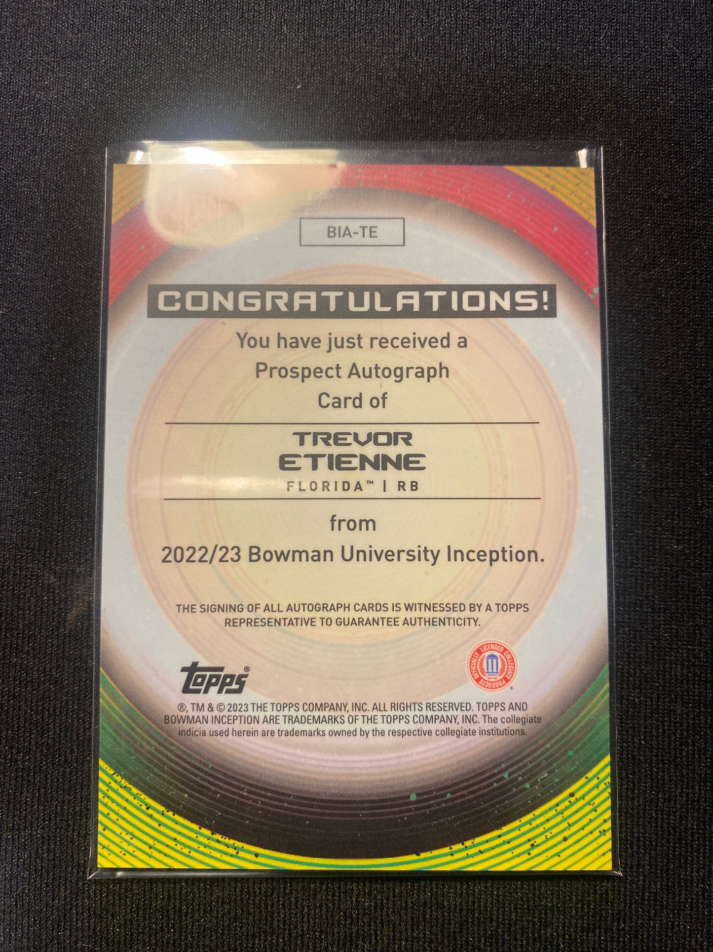 Trevor Etienne Auto /25
