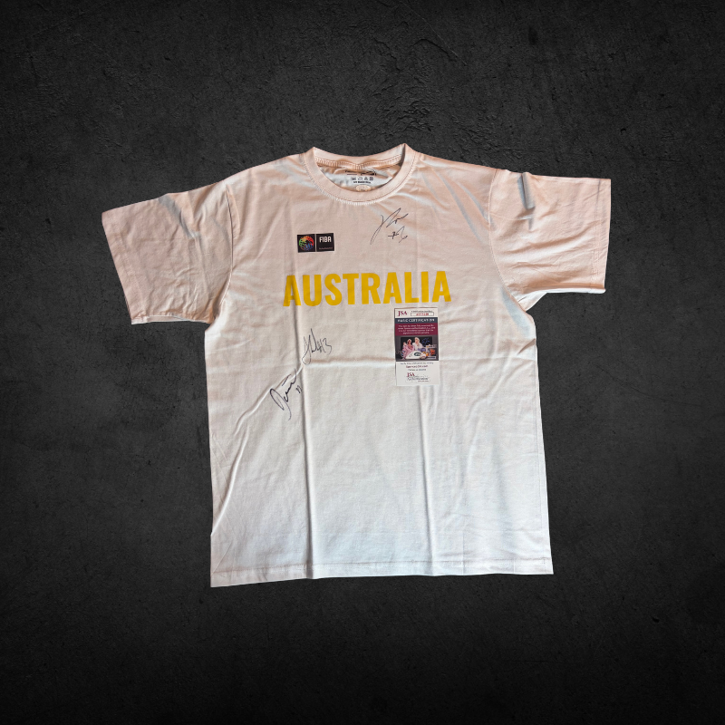 Australian 2024 Olympics -  3 Signed Players - COA (JSA)