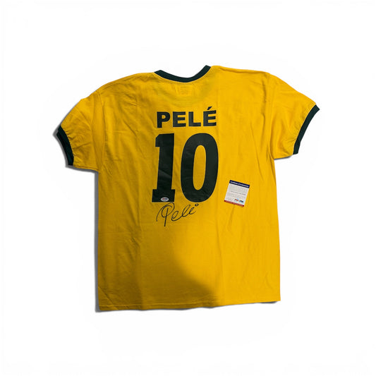 Pele - Brazil Jersey - PSA Authentic