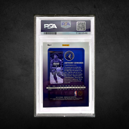 Donruss Elite Anthony Edwards - /17 - PSA 9