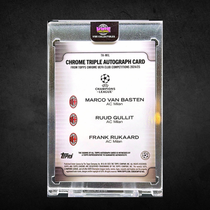 Gullit , Van Basten & Rijkaard - Triple Auto /25