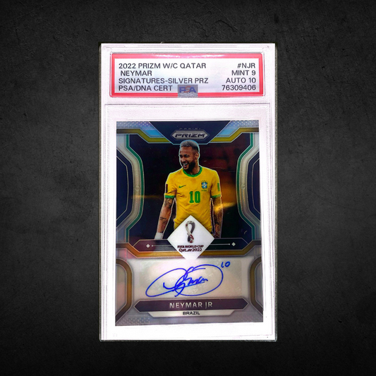 Neymar Jr - Silver Auto /49 - PSA 9/ Auto 10