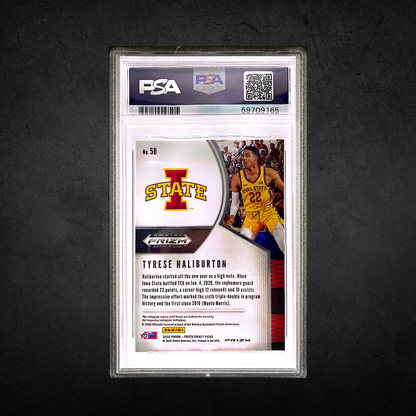 Tyrese Haliburton - 2020 Prizm DP- Red Ice -PSA 10