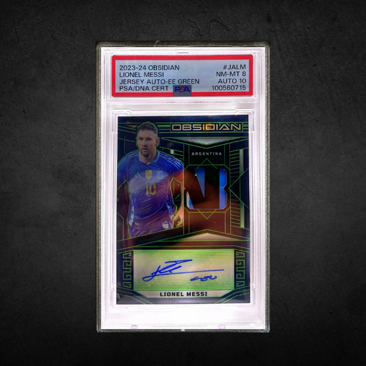 Lionel Messi - Obsidian Patch Auto /5 - PSA8