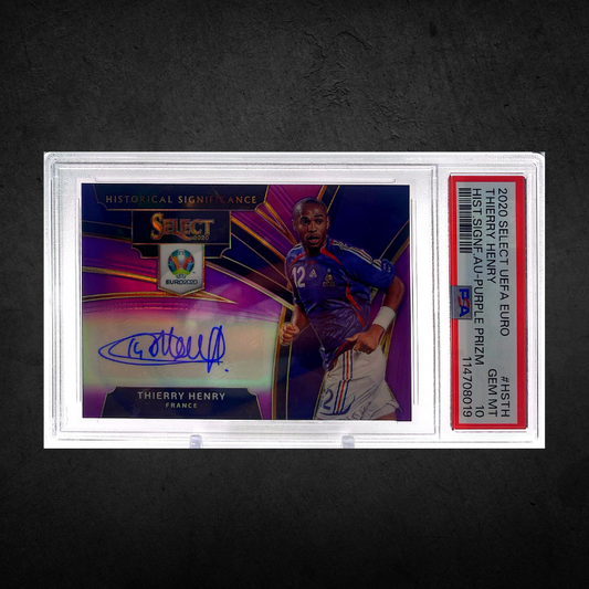 Thierry Henry - Auto /75 - PSA 10