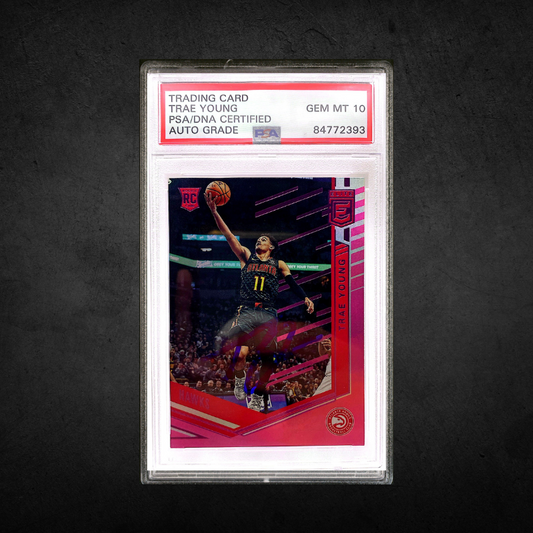 Trae Young - On card Auto "Rookie" - PSA/DNA 10