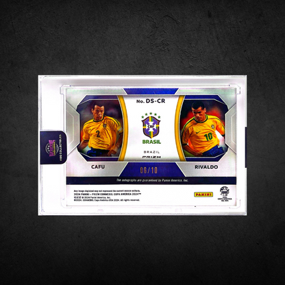 Cafu & Rivaldo - Dual Auto - Gold /10