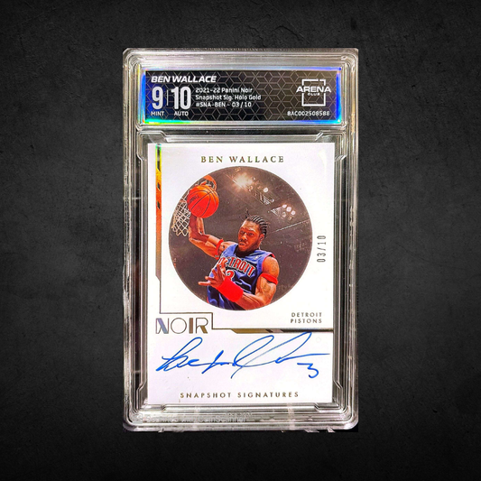 Ben Wallace - Noir Auto /10 - Arena Club 9/ Auto 10