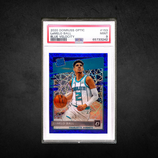 Lamelo Ball - Blue Velocity - PSA 9 - Rookie