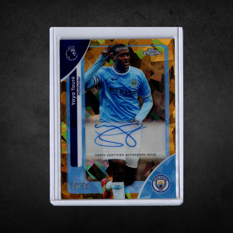 Yaya Toure - Gold /50 Sapphire Auto