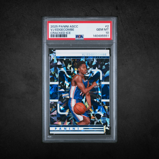 VJ Edgecombe - Cracked Ice RC - /25 - PSA 10