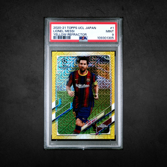 Lionel Messi - Yellow /150 Japan Edition - PSA 9