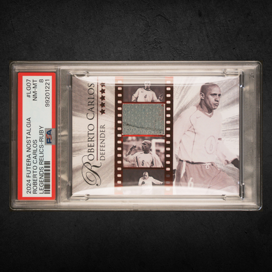 Roberto Carlos - Game-Worn Patch /4 - PSA 8