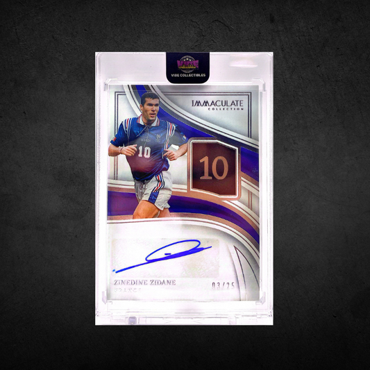 Zinedine Zidane - Immaculate Auto - /25