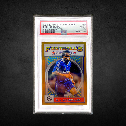 Dider Drogba - Gold Refractor /50 - PSA 9